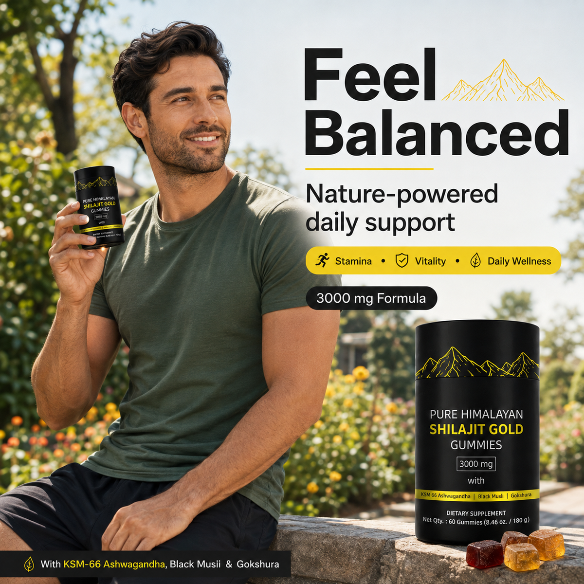Pure Himalayan Shilajit Gold Gummies