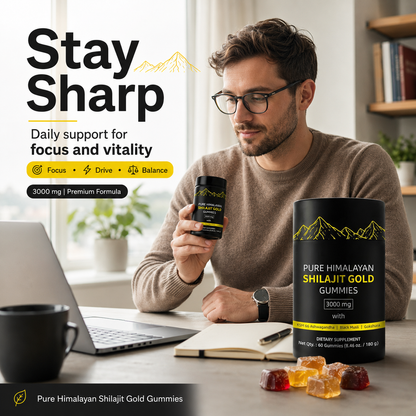 Pure Himalayan Shilajit Gold Gummies