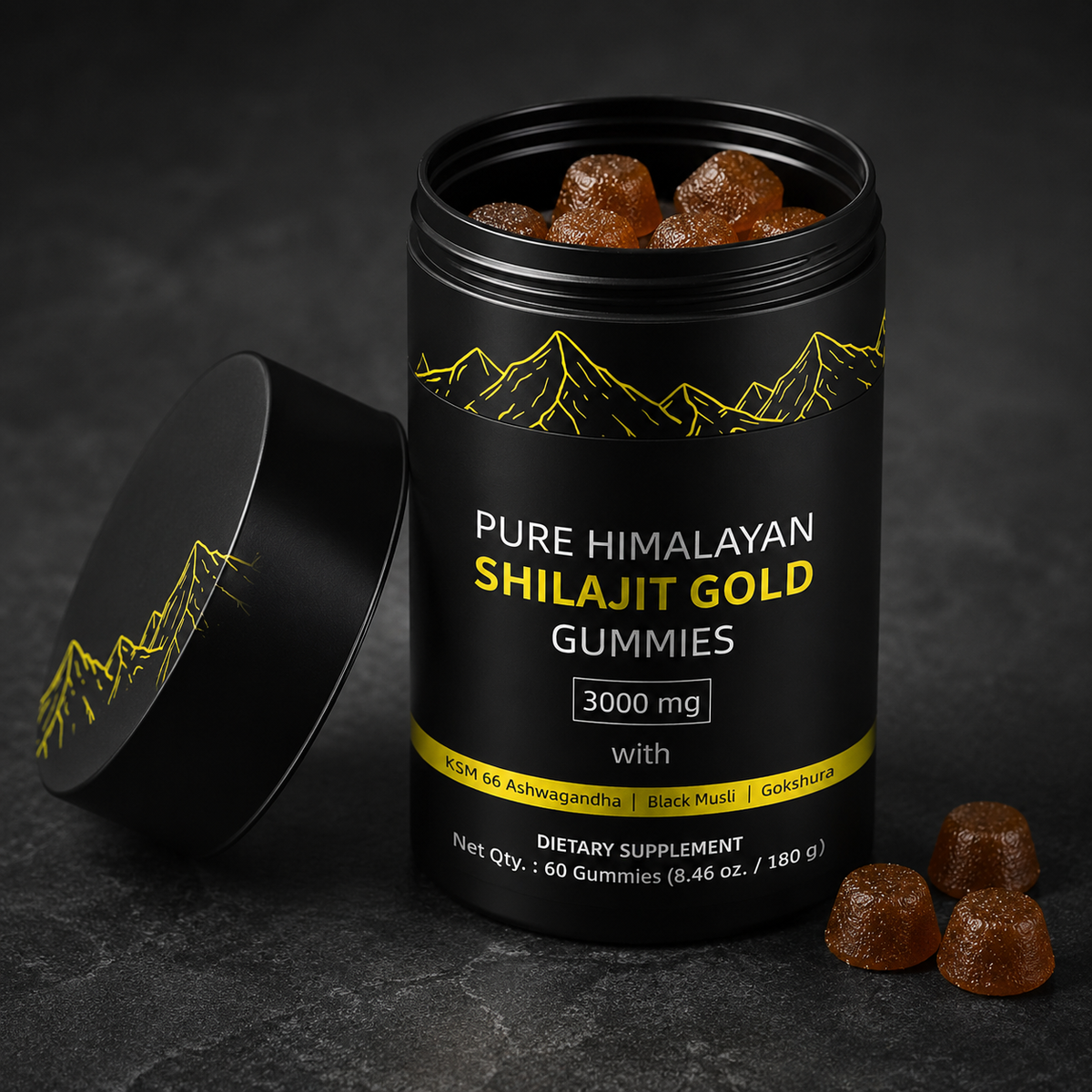 Pure Himalayan Shilajit Gold Gummies